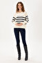 Women's Cream Crew Neck Sweater 50297070-Vr071 - 4