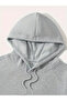 Unisex Black Brooklyn Printed Oversize Hooded Sweatshirt - 5