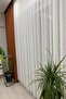 Natural Off-White Linen Linen Sheer Curtain, 1/3 Densely Pleated - 5