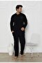 Men's Winter Fleece Pajamas Set with Pockets 02352 - 2