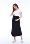 620-Pregnant Clothing Bell Cut Fabric Skirt - 2