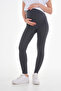 Pregnant & Maternity Smoked Seamless Abdominal Supported Leggings - 6