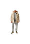 Paveric Fur Par Men's Casual Coat Ix8886 Cream - 5