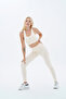 Aero Motion - Beige High Waist Push-Up Recovery Leggings - 4