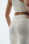 Aero Motion - Beige High Waist Push-Up Recovery Leggings - 2