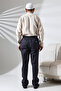 Men's Side Pocket Elastic Waist Hajj and Umrah Cargo Pants Smoked - 8