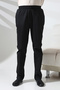 Men's Plane Side Pocket Elastic Waist Hajj and Umrah Cargo Pants Black - 6