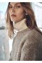 Round Neck Boucle Sweater - 4