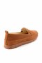 Tan Nubuck Genuine Leather Women's Loafer Shoes01269356501 - 4