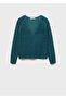 Lureks fabric V-neck sweater - 3
