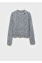 Round Neck Boucle Sweater - 3