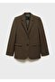 Straight Cut Blazer Jacket - 3