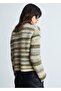 Round neck striped sweater - 4