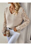 Women's Long Sleeve V Neck Knitwear Sweater