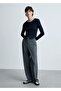Buttoned rib cardigan - 2
