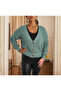 Women’s Long Sleeve Button Detail Knit Blouse - 7