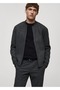 Regular kesim flanel bomber ceket