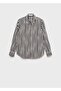 Striped Drapey Shirt - 3