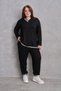 New Season Women's Rib Detailed Long Sleeve Double Suit - 7