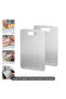 Stainless Steel Cutting Board - 2 Pieces, Multipurpose, Easy Operation, Antibacterial - 2