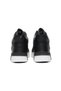 Men's Black High-Top Sneakers - Bold Lace-Up Design, Comfortable Casual Footwear for All-Day Wear - 4