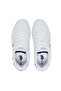 Women's White Low-Top Sneakers with Red and Blue Accents, Elegant Design Comfortable Casual Shoes - 5