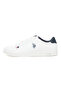 Men's White Low-Top Sneakers - Lightweight Lace-Up Style, Comfortable Casual Footwear - 2