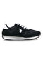 Men's Black Sneakers - Classic Design with White Accents, Comfortable Shoes for Everyday Style