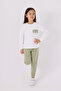 U.S. Polo Assn Girls' White Tracksuit Set - 3