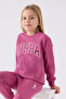 Girl's Pink Tracksuit Set - 2