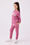 Girl's Tracksuit Set Dark Lilac