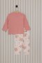 Baby Girl Crew Neck Pigment Printed Winter Regular Fit Pink Baby Set Usb2179-C-V2 - 4