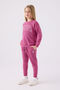Girl's Pink Tracksuit Set