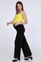 4262-Pregnant Women's Wide Leg Fabric Trousers - 3