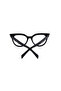 Black Zafina Blue Light Protection Vintage & Retro Glasses - 3