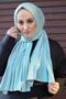 Shawl Women's Aqua Green Single Jersey Combed Shawl Syr003 - 3