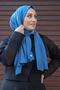Shawl Women's Petrol Blue Single Jersey Combed Shawl Syr003 - 2