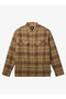 Men's Brown Venture Overshirt Sherpa Shirt Aqywt03364-Cqp1 - 6