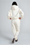 Women's Cotton Hooded Sweatshirt - Stylish and Simple Design / Different Color Choices - 6
