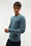 Crew Neck Long Sleeve Sweater - 4