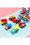 6Pcs Mini Inertial Pull Back Engineering Car Set Child Kids Cartoon Toys Birthday Gift - 3