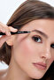Single Tweezer with Brush 09 Angled Tip Tweezers Eyebrow Comb - 4