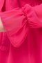 Apsen Women's Double Breasted Collar Belted Plus Size Long Sleeve Midi Length Chiffon Dress 4450/110 - 9