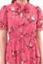 Apsen Women's Floral Print Tie Neck Above Knee Chiffon Dress 4438-100 - 8