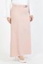 Apsen Women's Belted Powder Plus Size Woven Fabric Skirt 1580-100 - 4