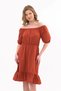 Apsen Women's Tile Waist Elastic Tery Coton Dress 4367-95 - 9