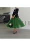 Women's 3-Layer 75 cm Length Fluffy Skirt Birthday New Year's Eve Wedding Special Occasion Skirt