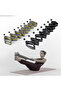 2-Pack Eight Stage Yoga and Pilates Resistance Band Stretching Strap - Level 1 & Level 2 - 8