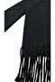 Men's Black Winter Woven Tassel Detailed Scarf Kaşkol Scarf - 2