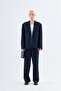 Classic oversize suit navy blue